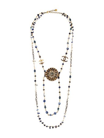 Chanel Multistone Beaded Necklace - Necklaces - CHA276663 | The RealReal