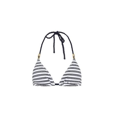 Heidi Klein - Corsica striped triangle bikini top | Mytheresa