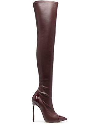 Casadei over-the-knee 120mm high-heeled boots