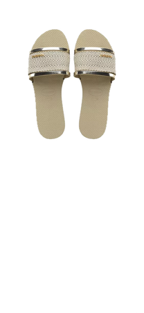 Cream sandals