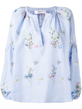 Blugirl Embroidered Floral Blouse - Farfetch