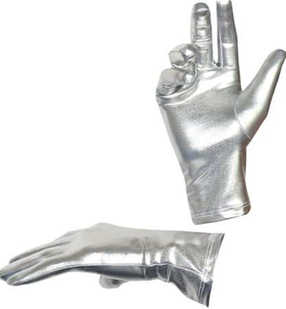 silver gloves