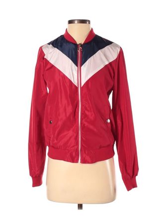 Outer Edge 100% Polyester Red Jacket Size S - 60% off | thredUP