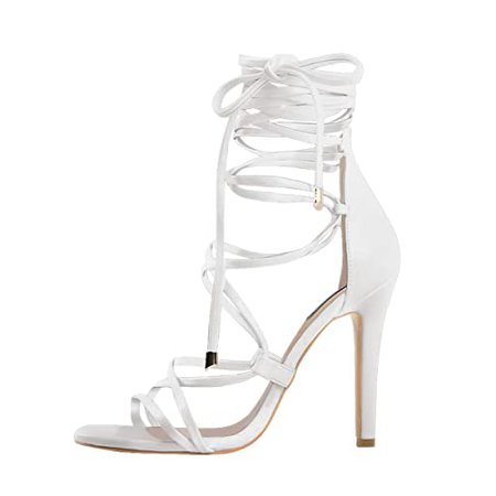 white strappy heels - Google Search