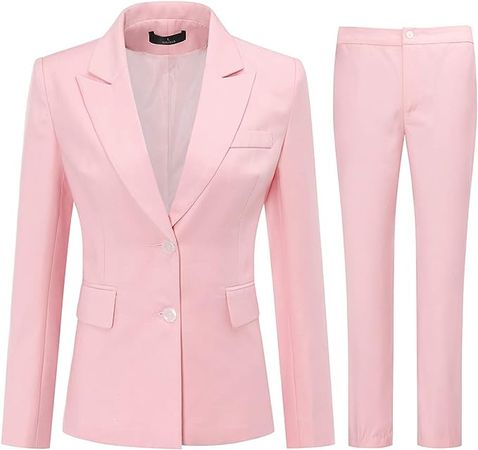  Women's Suiting - Pinks / Women's Suiting / Women's Suiting &  Blazers: Clothing, Shoes & Jewelry