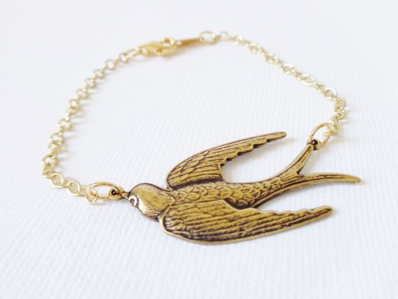 gold birds bracelets - Google Search