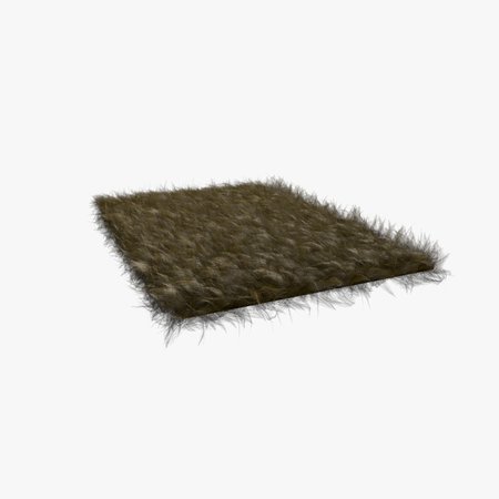 Brown fur sheepskin carpet rug 3D model - TurboSquid 1460882