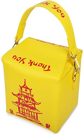 Amazon.com: Fashion Crossbody Bag, Ustyle Chinese Takeout Box Style Clutch Bag for Girl (yellow-2): Shoes