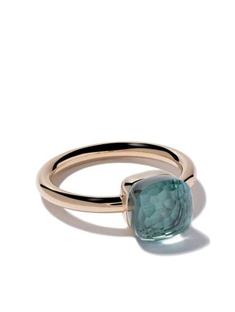 Pomellato 18kt rose gold small Nudo light blue topaz ring £1,924 - Shop SS19 Online - Fast Delivery, Free Returns
