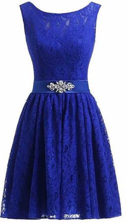 Sapphire blue cocktail dress