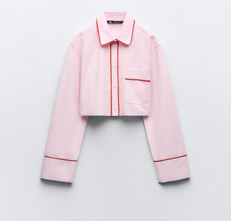Zara pink shirt