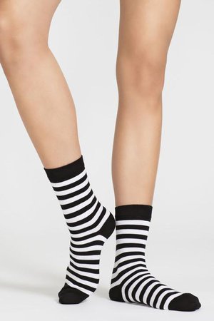 Marimekko Marimekko Raitsu Unisex Socks Classic Black/White - KIITOSlife - 1
