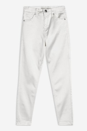 PETITE White Sateen Jamie Jeans | Topshop white
