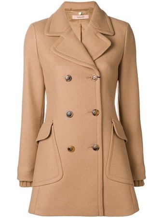 Twin-Set Double Breasted Short Coat