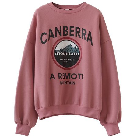 Canberra mountain oversized sweatshirt