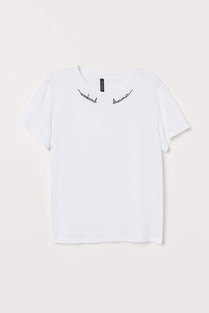 Viscose T-shirt - White