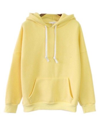 yellow hoodie