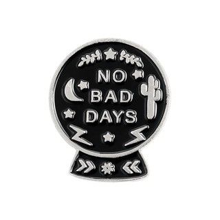 No Bad Days Crystal Ball Enamel Pin