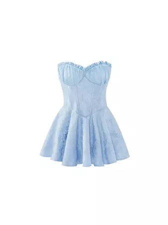 Airina Dress (Blue) | Nana Jacqueline Designer Wear