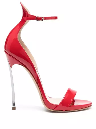 Casadei 130mm patent-leather Sandals - Farfetch