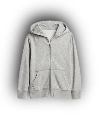 gray zipper hoodies