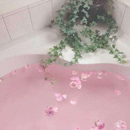 pink bath