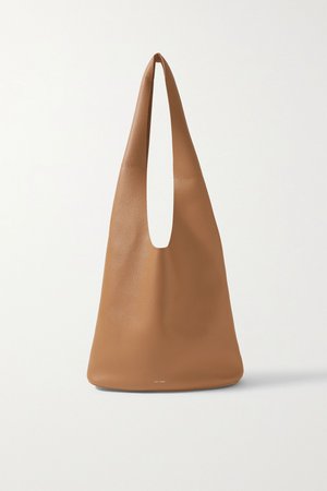 Sand Bindle Three textured-leather shoulder bag | The Row | NET-A-PORTER