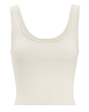 Ribbed Cropped Tank | INTERMIX®