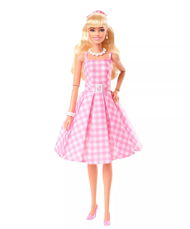 barbie movie doll pink dress
