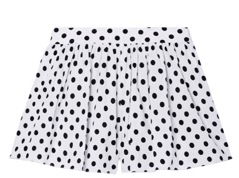 Pleated poplin sports shorts_skirt ny Carolina Constas