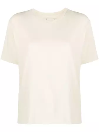 KHAITE crew-neck Cotton T-shirt - Farfetch