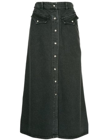 Nanushka Denim a-line Skirt - Farfetch