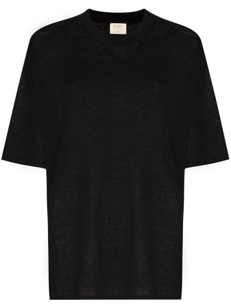 St. Agni Copain short-sleeve Linen T-shirt - Farfetch