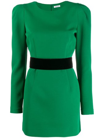 Green P.a.r.o.s.h. Puff Sleeve Dress | Farfetch.com