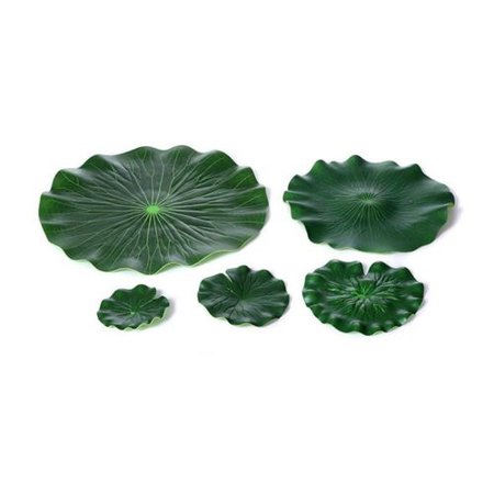1/4pcs Artificial Water Floating Lily Lotus Leaf For Pond Garden Fish Tank