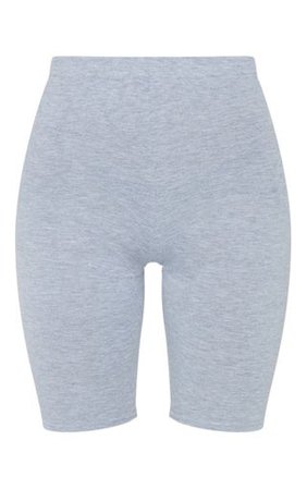 Grey Marl Basic Bike Shorts | Shorts | PrettyLittleThing USA