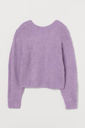 Knit Sweater - Light purple - Ladies | H&M US