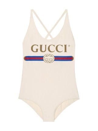 GUCCI Sparkling swimsuit with Gucci logo