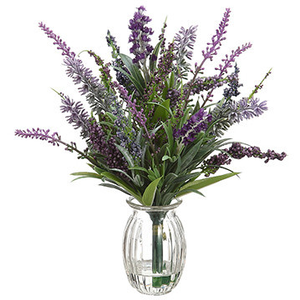 Laurel Foundry Modern Farmhouse Lavender Plant in Decorative Vase for $31.00 available on URSTYLE.com