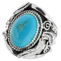 mens turquoise ring - Google Search