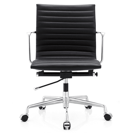 MARQUIS LEATHER OFFICE CHAIR | BLACK