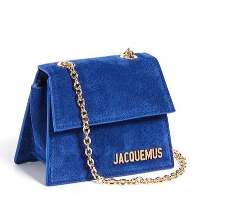 mini blue jacquemus bag