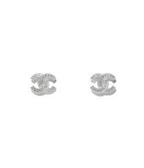 silver chanel earrings - Google Search