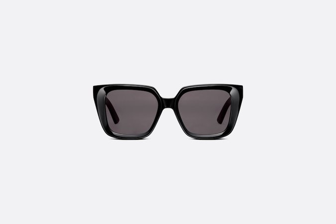 DiorMidnight S1I Black Square Sunglasses | DIOR