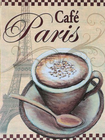 Retro Tin Signs Paris Cafe Plaque Metal Plate Cafe Decor Poster | eBay