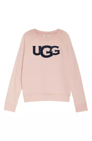 UGG® Fuzzy Logo Sweatshirt | Nordstrom