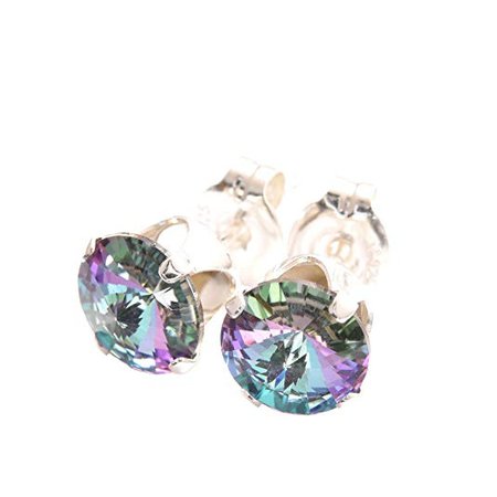 925 Sterling-silver swarovski crystal earrings