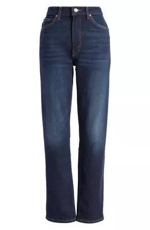 Re/Done '70s High Waist Straight Leg Jeans | Nordstrom