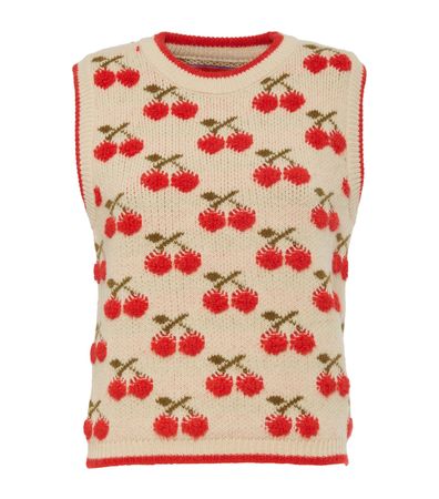La DoubleJ Cherries Sweater Vest | Harrods AU