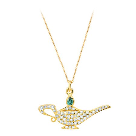 Genie Lamp Pavé Necklace by CRISLU – Aladdin | shopDisney